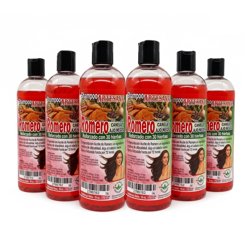Artisanal Romero Shampoo with Cinnamon & Black Garlic (16 oz)