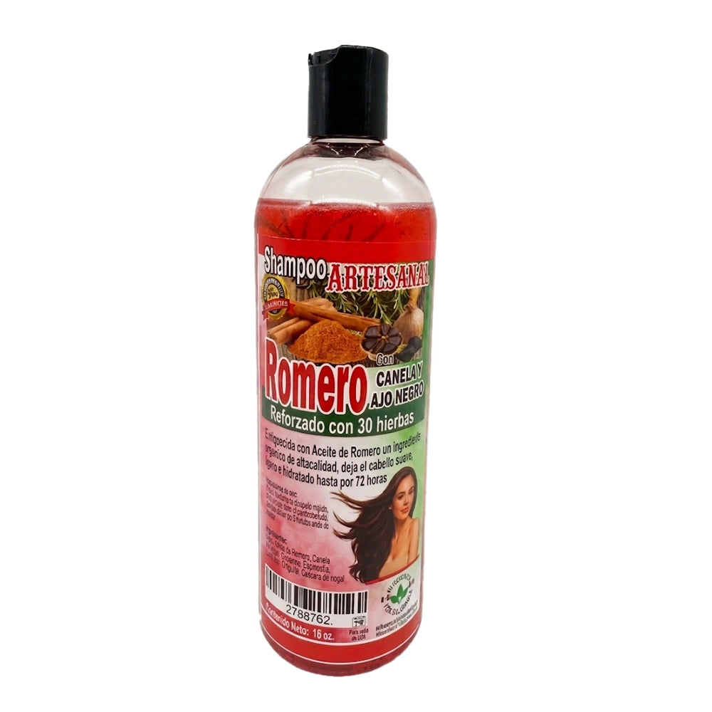 Artisanal Romero Shampoo with Cinnamon & Black Garlic (16 oz)