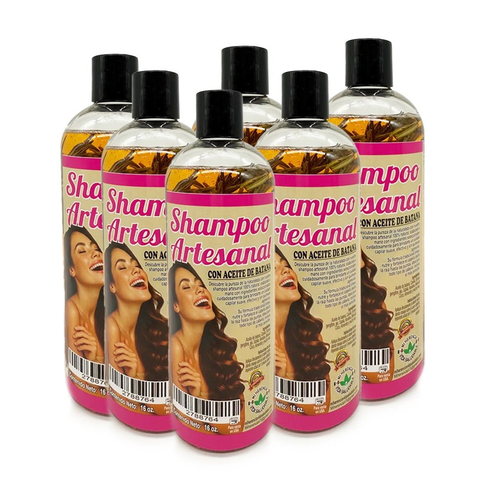 Artisanal Batana Oil Shampoo – 100% Natural Hair Growth & Strengthening Formula (16 oz)