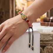 Our Lady of Guadalupe Beaded Bracelet – Adjustable Religious Protection Jewelry (ABR1371)