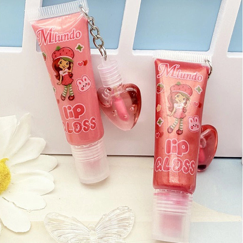 Strawberry Lip Gloss with keychain (GZ8010687)