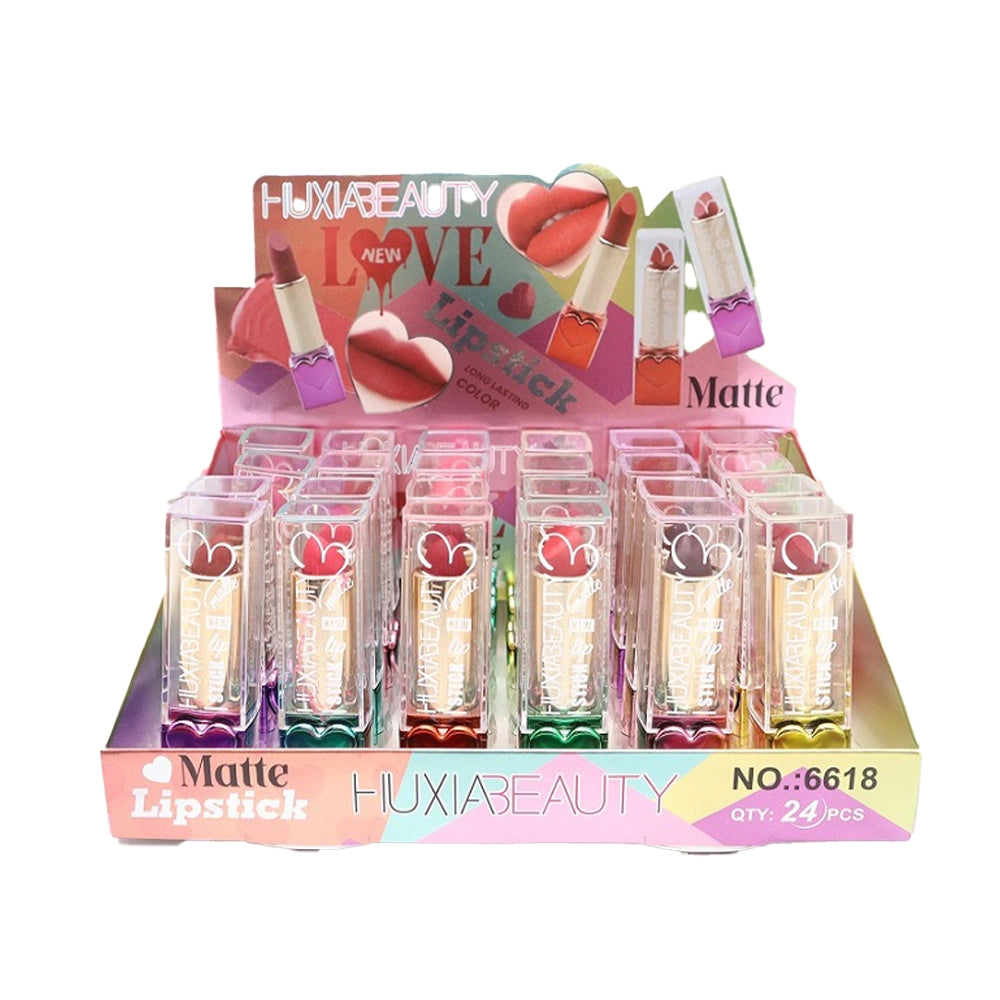 Long-Lasting Matte Lipstick Display