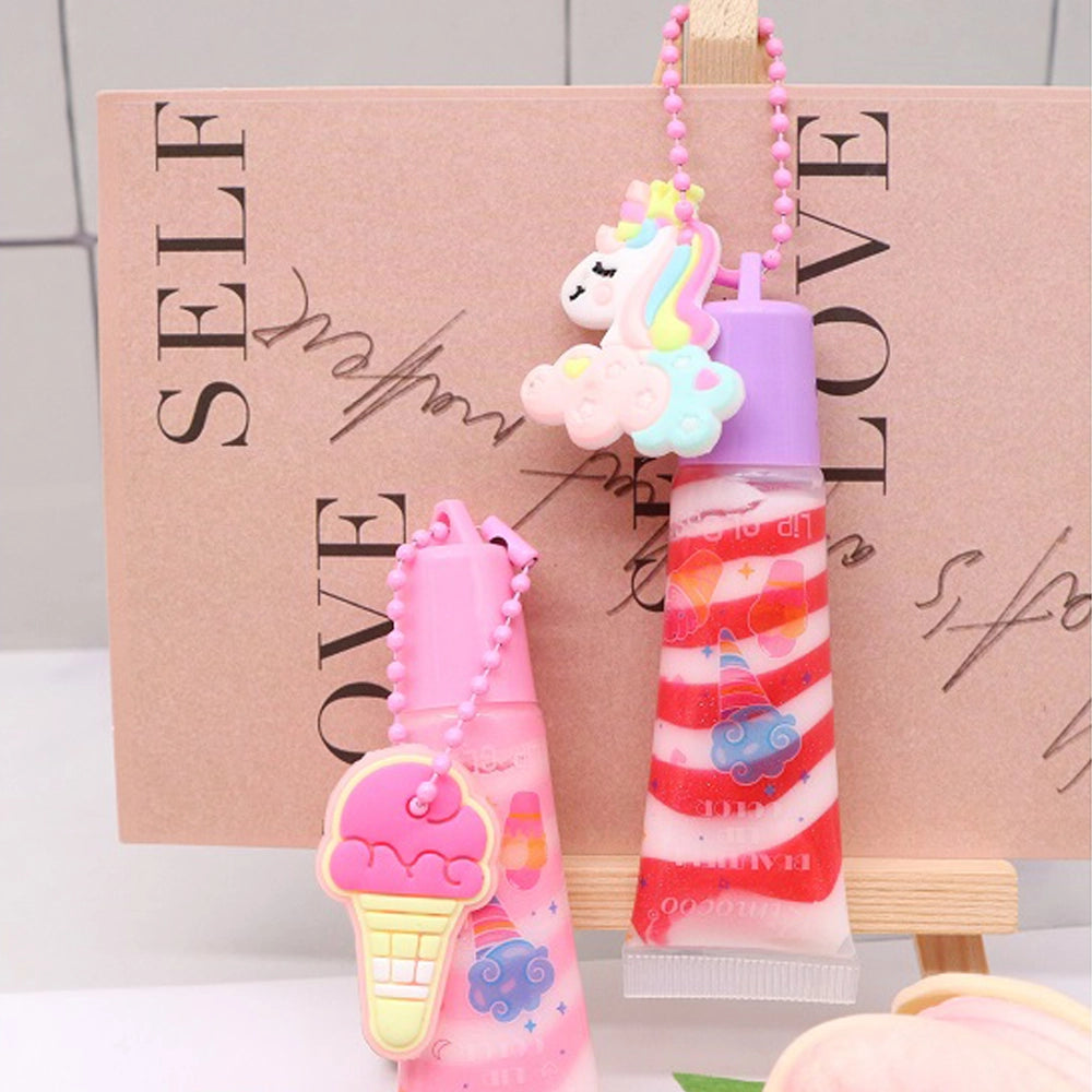 Rimocoo Sweet Treats Keychain Lip Gloss – Pastel Swirl Edition (ACO2078)