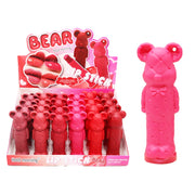 Hold Morning Quilted Bear Matte Lipstick Set - Long-Lasting Waterproof Lip Tint with Cute Keychain Case (24pc) ACO2119