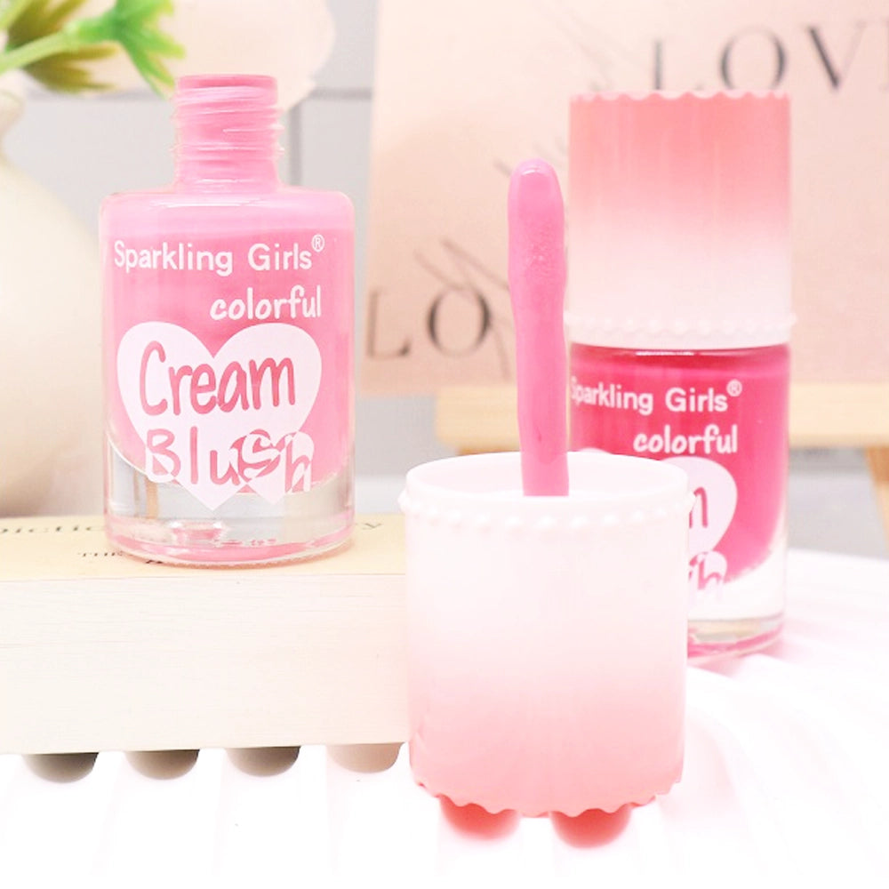 Sparkling Girls Colorful Liquid Cream Blush – Long-Lasting Dewy Glow ACO2138