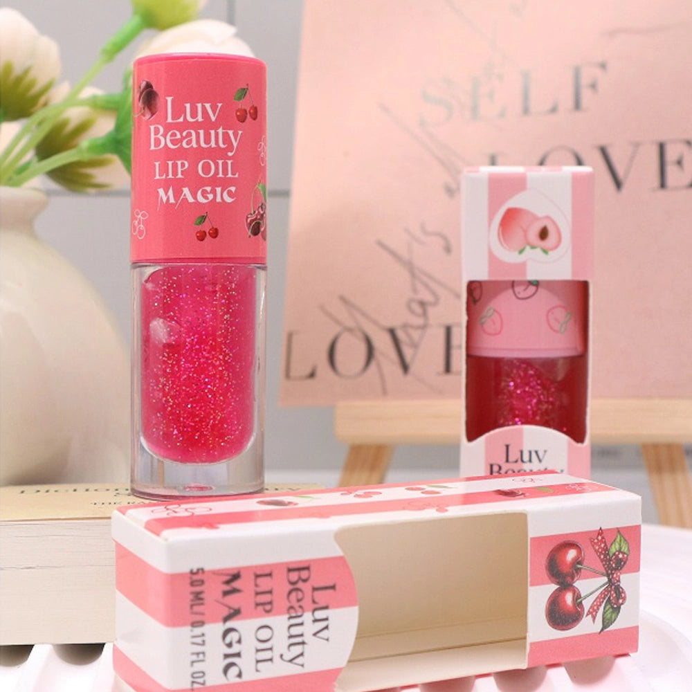 Luv Beauty "Magic" Lip Oil – High-Shine Sparkle & Hydration (ACO2140)