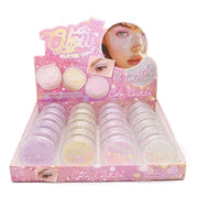 Color Castile 4-Color Glow Glitter Makeup Set – 24-Piece Bulk Display Box | Holographic Face, Body, and Eye Cosmetic Glitter Pots (ACO2154)