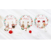 Dangle & Delight: Festive Christmas Drop Earrings Collection