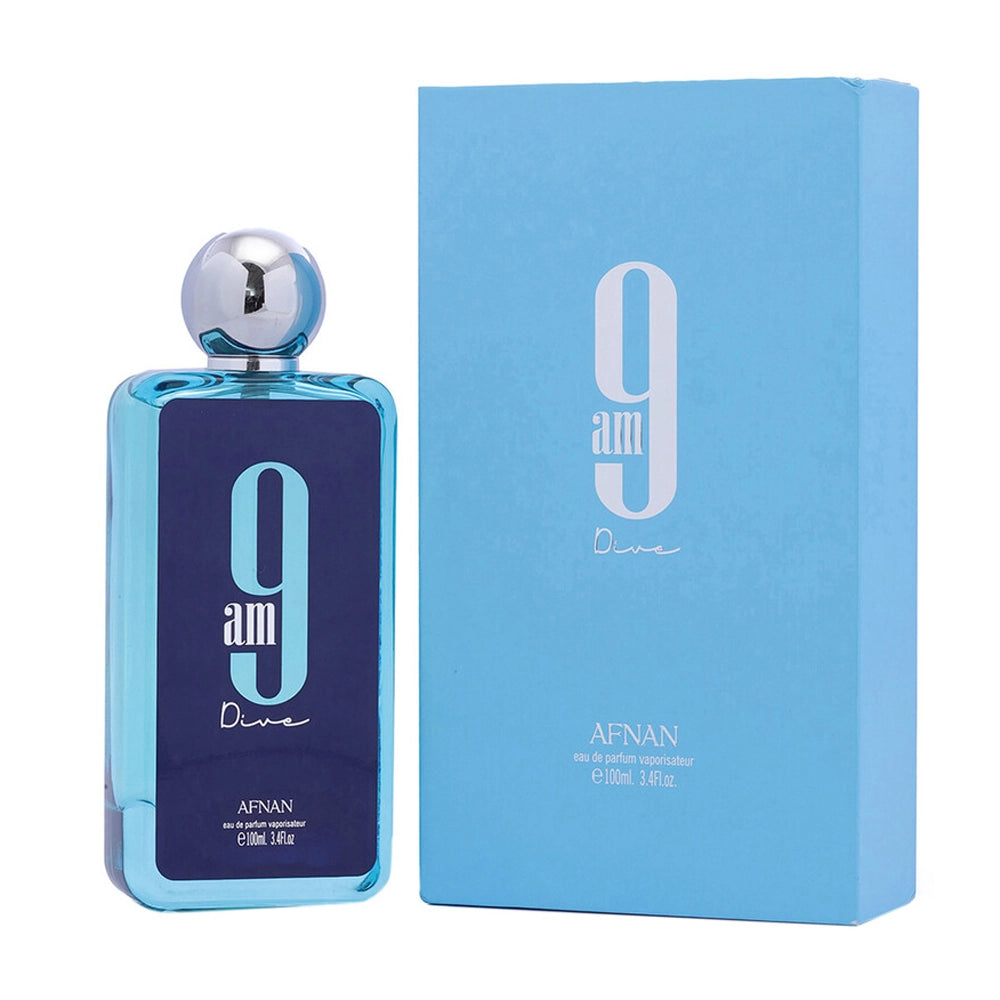Afnan - 9AM Dive Eau de Parfum Spray - Unisex Fragrance (3.4 oz)