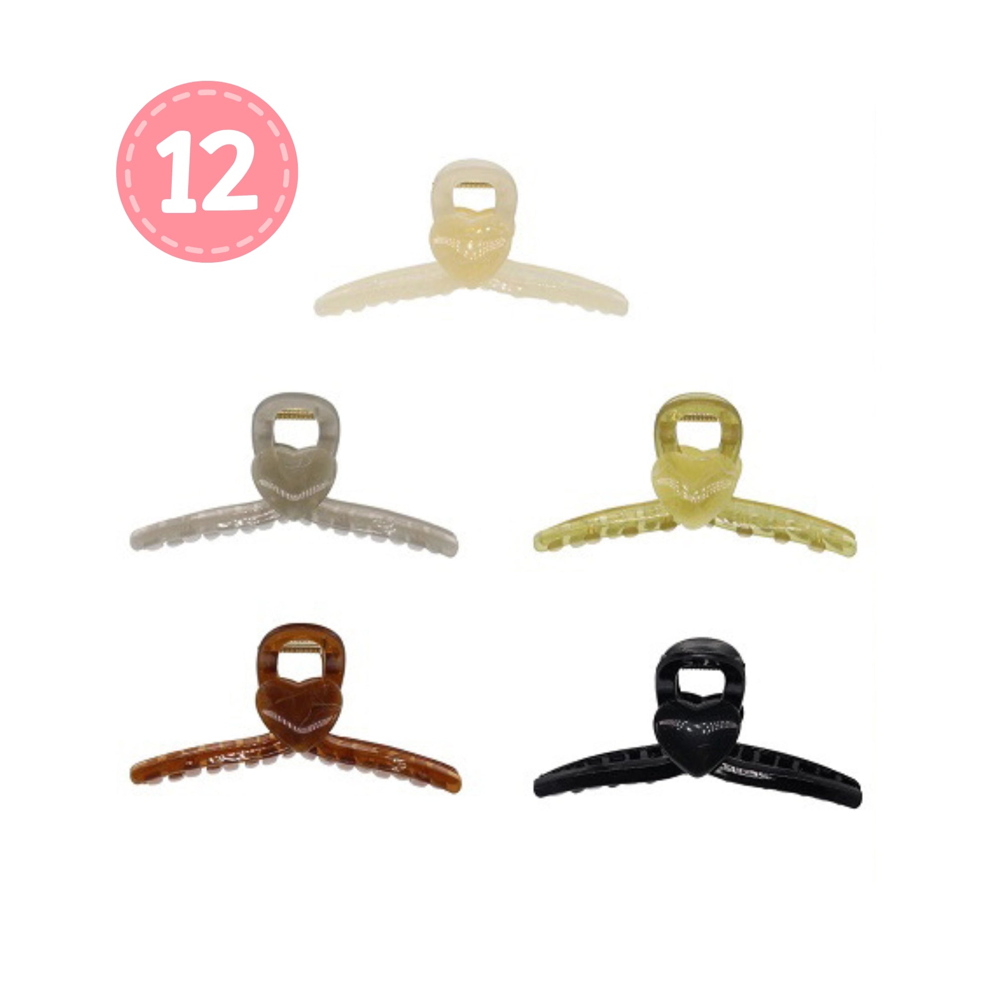 Matte Rectangle Hair Clip – Minimalist Claw Clip for Women
