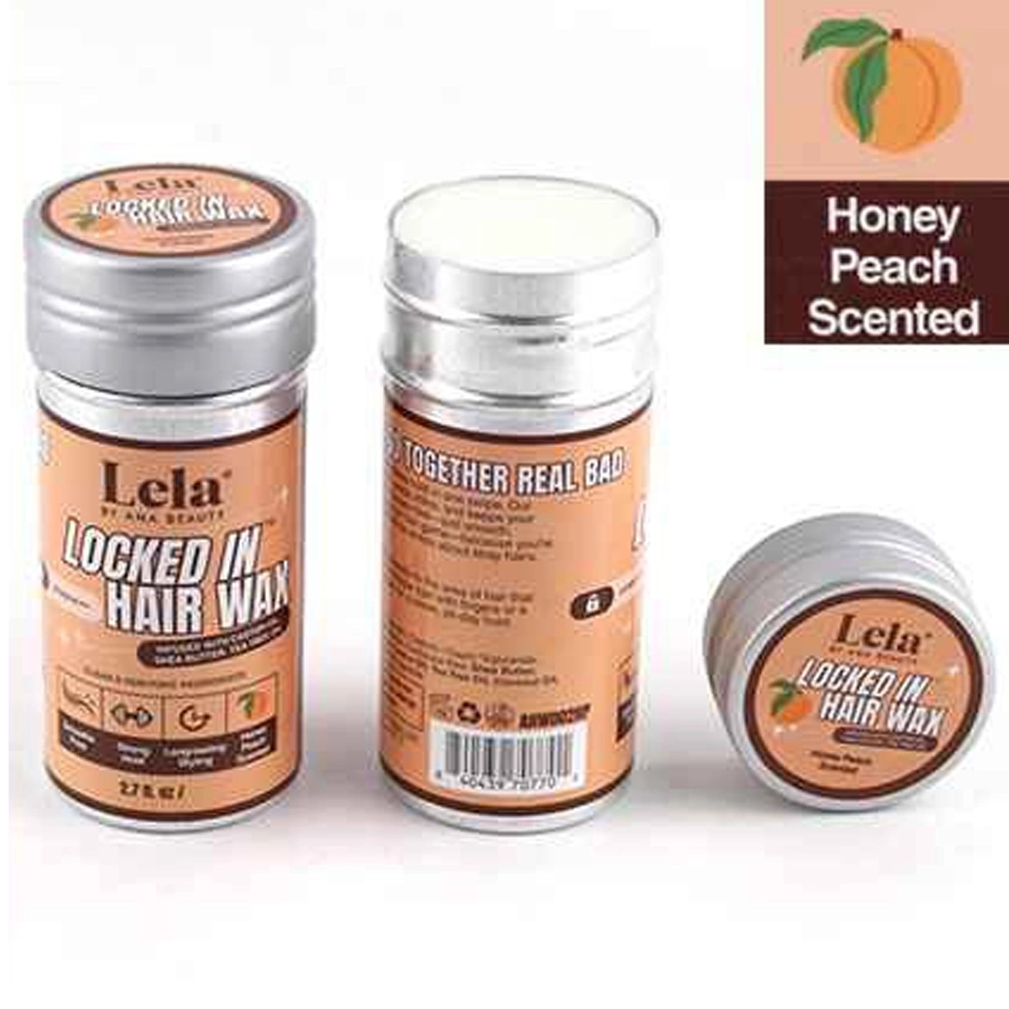 Lela - Locked In Hair Wax - Honey Peach