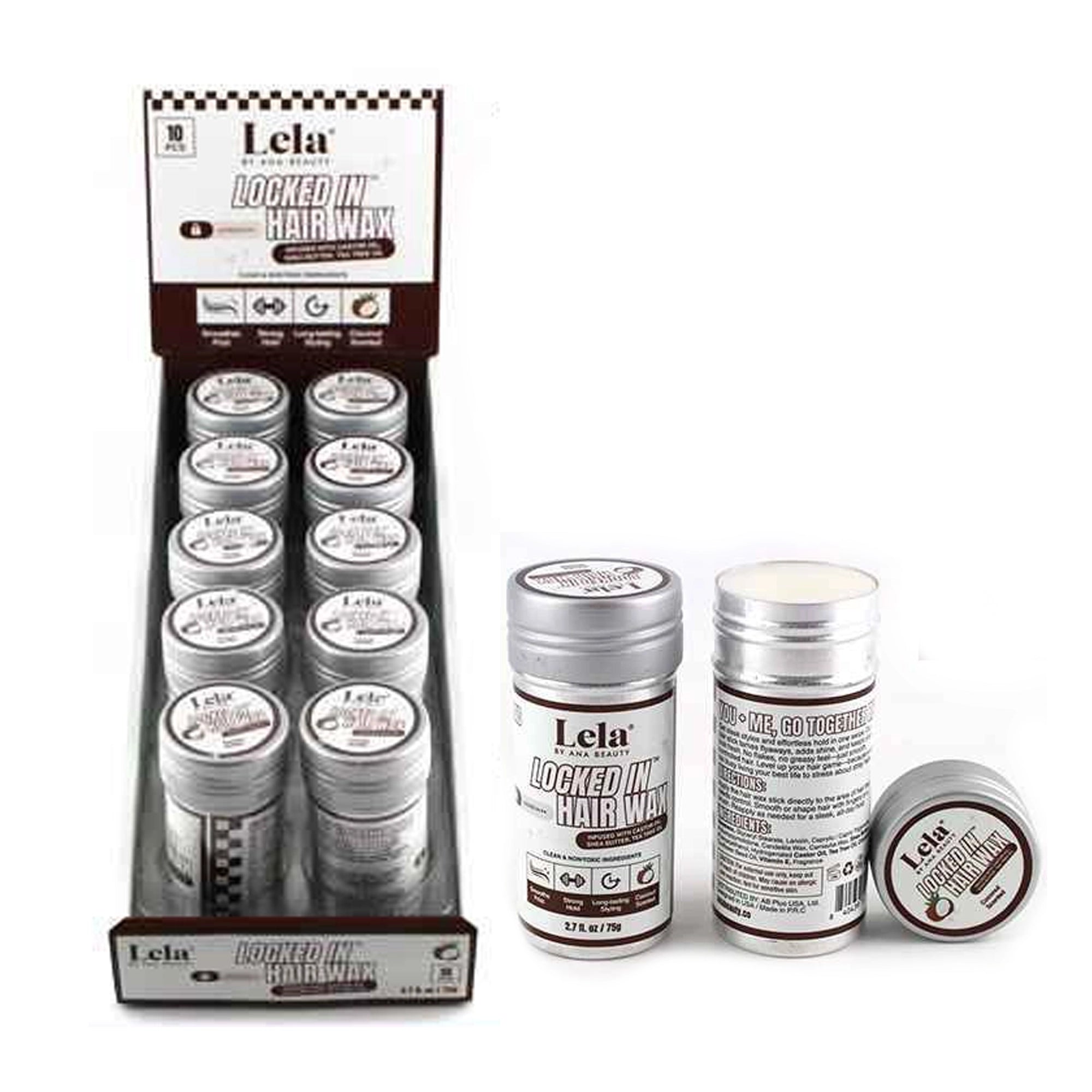 Lela - Locked In Hair Wax - Coconut
