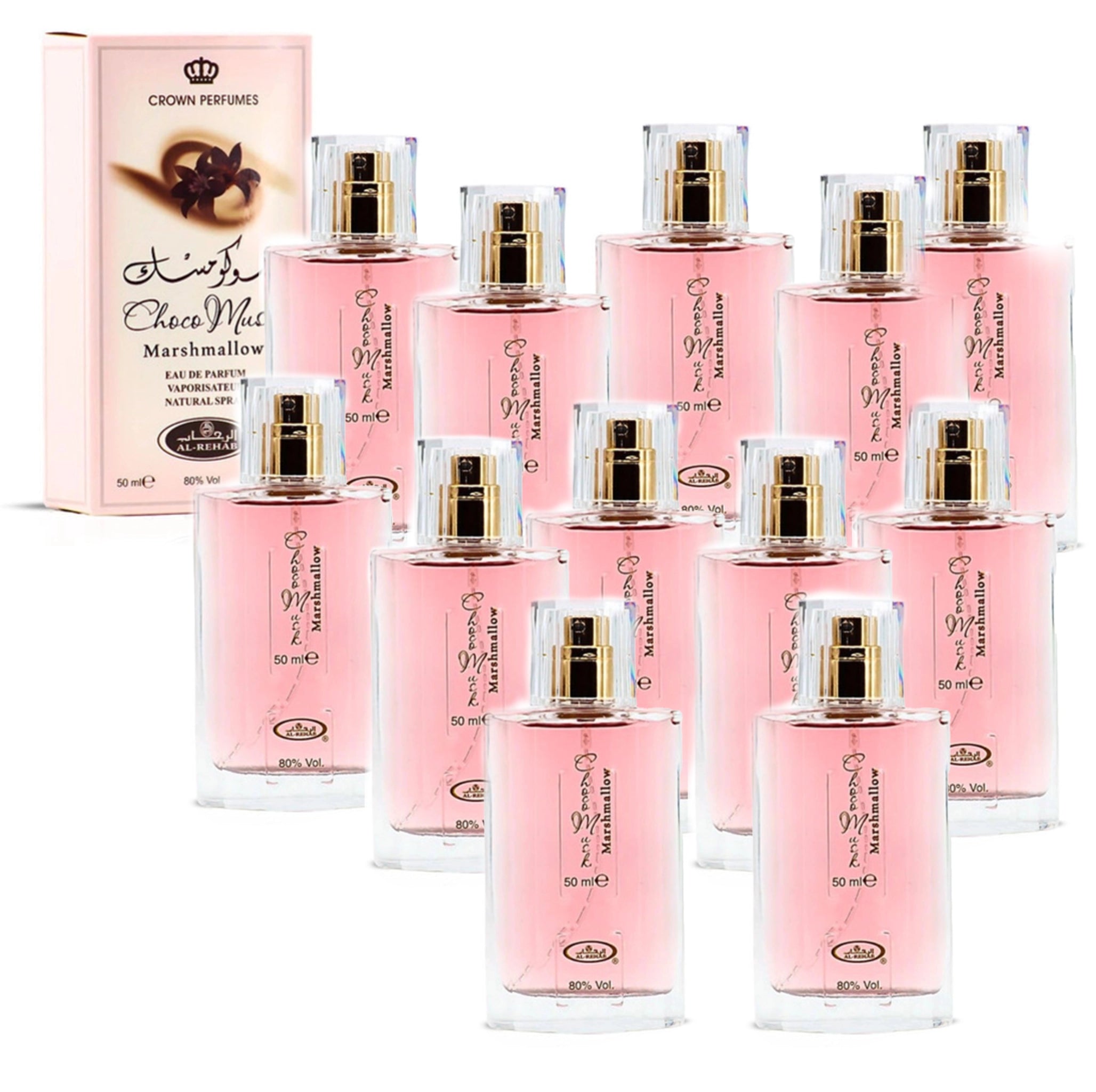 Al Rehab Choco Musk Marshmallow Eau de Parfum 50ML– Sweet Amber Vanilla Fragrance for Women