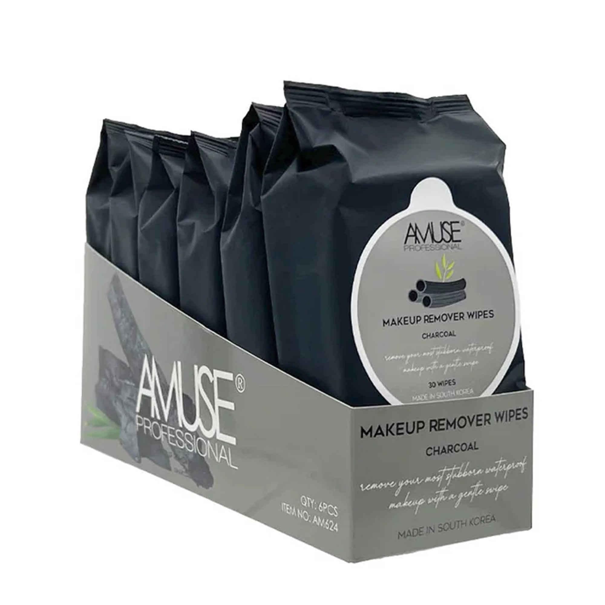 Amuse Professional Charcoal Makeup Remover Wipes