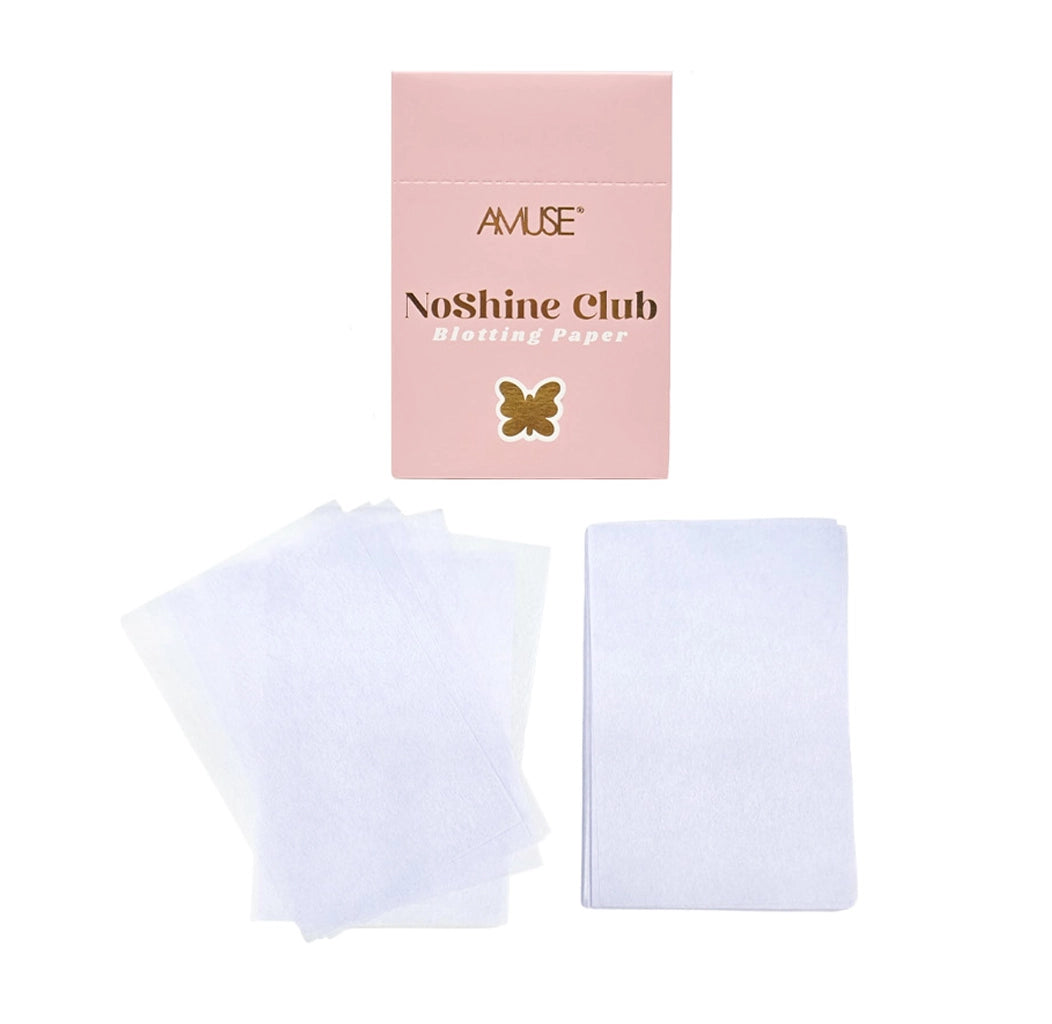 Amuse - NoShine Club Blotting Paper | Instant Oil Control for Matte Skin
