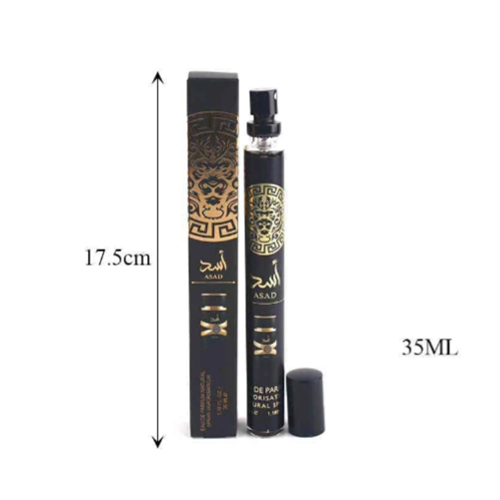 Inspired Lattafa Asad 35ml Travel Spray – The Ultimate auvage Elixir Dupe (ANV-0037)