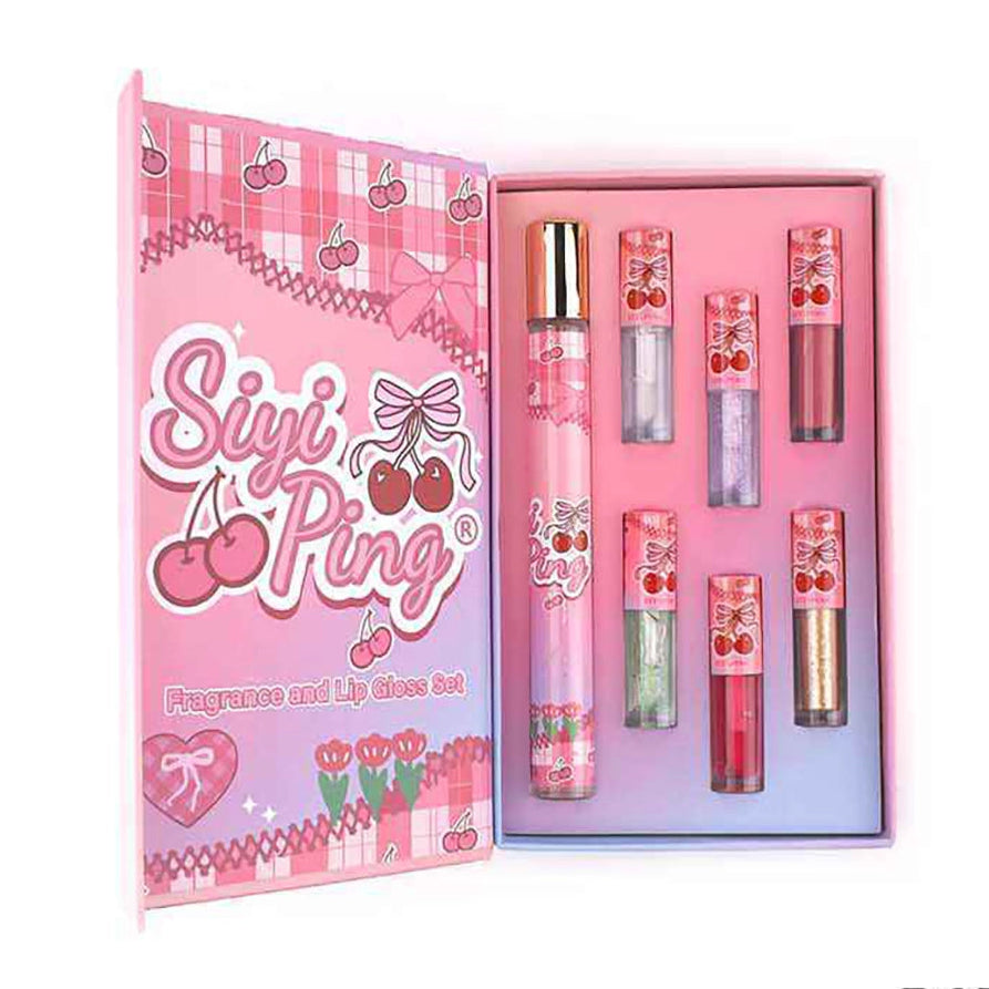 Cute Fragrance and Lip Gloss Set (ANV-0377)