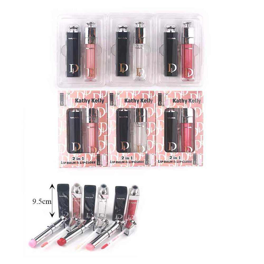 Kathy Kelly 2-in-1 Lip Balm & Lip Gloss Duo (ANV-0444)