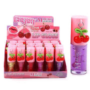 Magic Your Life Cherry Kiss Me Lip Gloss Set (24-Piece Display Box) (ANV-0671)