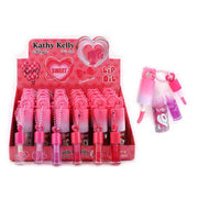 Kathy Kelly Magic 2-in-1 Heart Keychain Lip Oil & Glitter Gloss (ANV-0703)