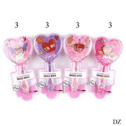 Sparkling Heart Detangling Massage Hairbrush (ANV-0754)