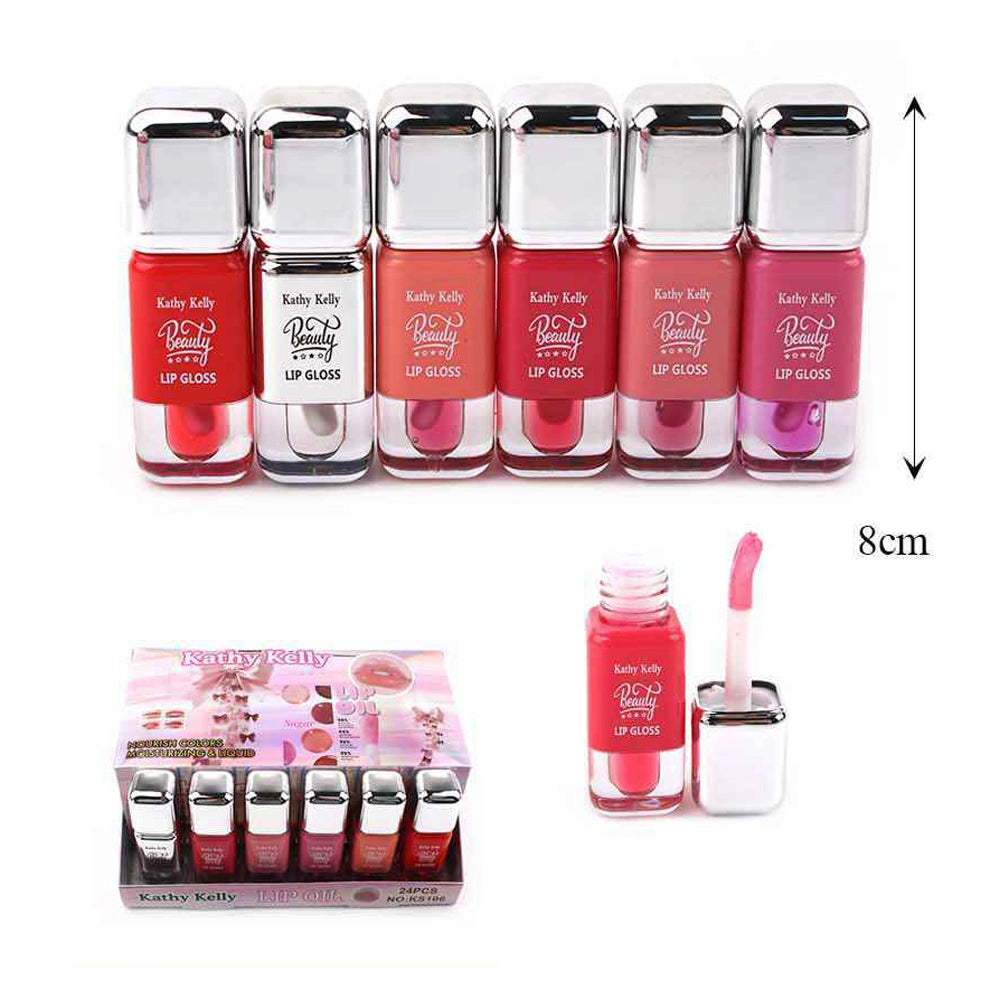 Kathy Kelly Nourishing Lip Oil & Gloss Set – 24pc (ANV-1124)