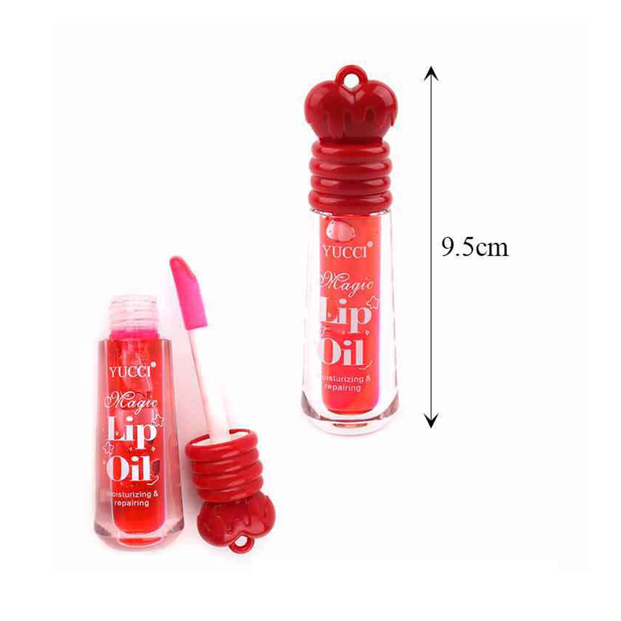 Strawberry Magic Lip Oil - Hydrating & High-Shine Tinted Gloss (24pc Display Set) ANV-1270