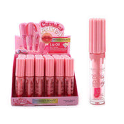 Queen Beauty Cotton Candy Scented Lip Oil - Hydrating & Non-Greasy - 24pc (ANV-1327)