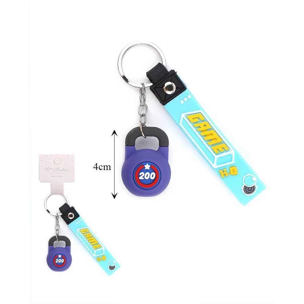 Stylish "GAME KO" Kettlebell Keychain – Vibrant Fitness-Themed Accessory (ANV-1480)