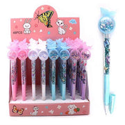 Butterfly Glitter Liquid Shaker Pens (48-Piece Set) (ANV-1514)