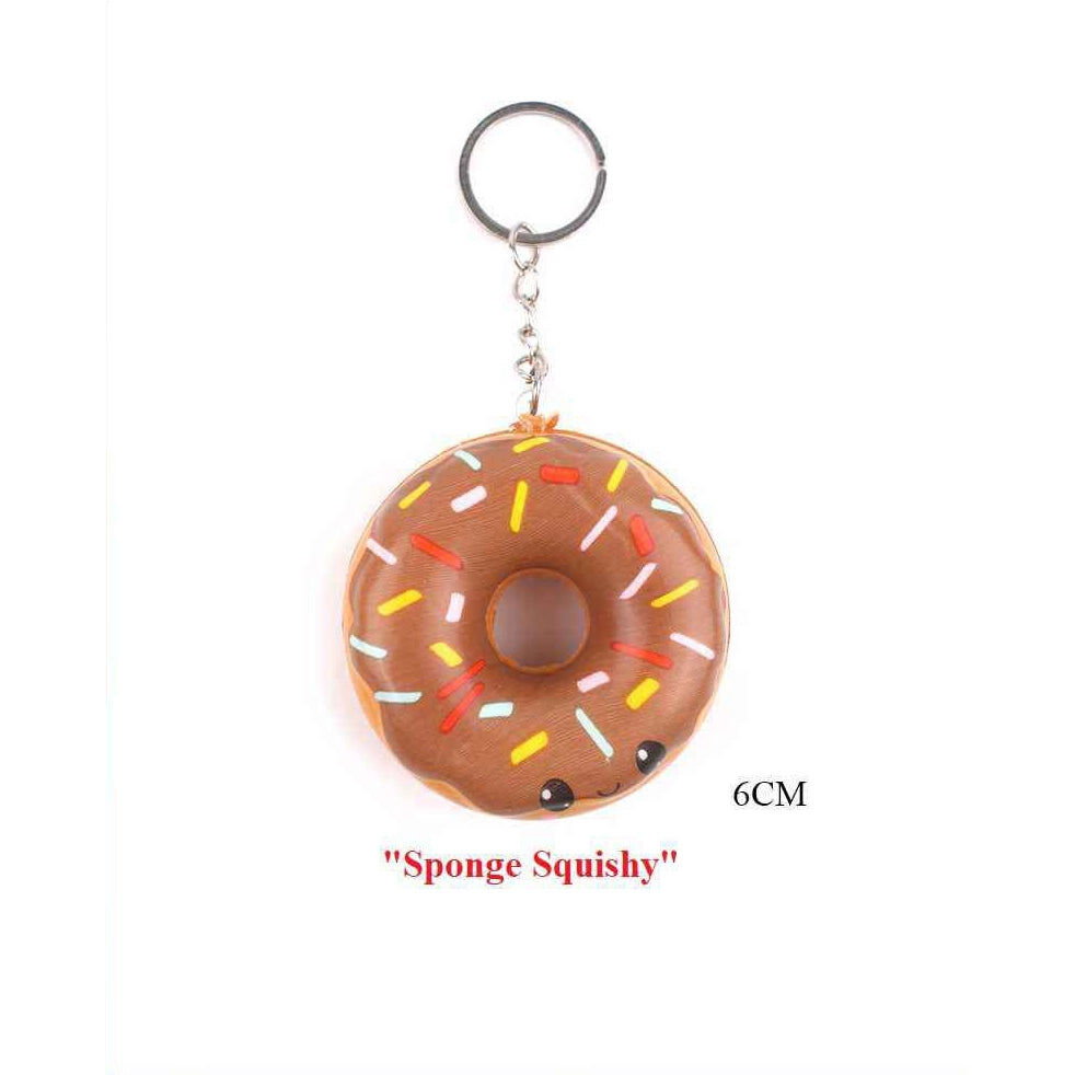 Cute Kawaii Food Squishy Keychain – Mini Slow-Rising Stress Relief Toy & Bag Charm (6cm) (ANV-1583)