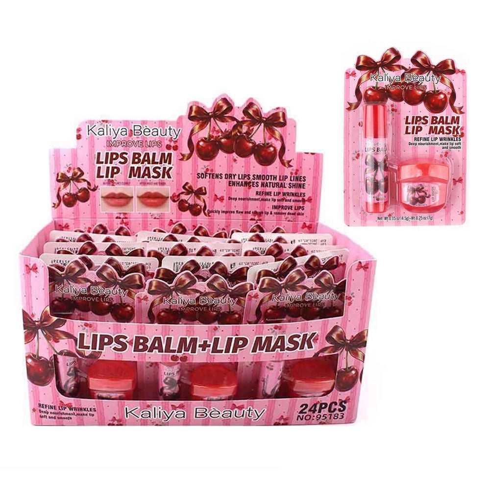 Kaliya Beauty 2-in-1 Lip Balm and Lip Mask Set (ANV-1667)