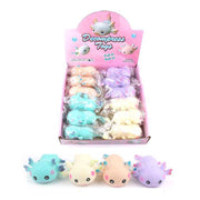 12pc Cute Axolotl Squishy Stress Relief Toys – 12cm Stretchable Fidget Squeeze Toys Bulk Set (ANV-1703)