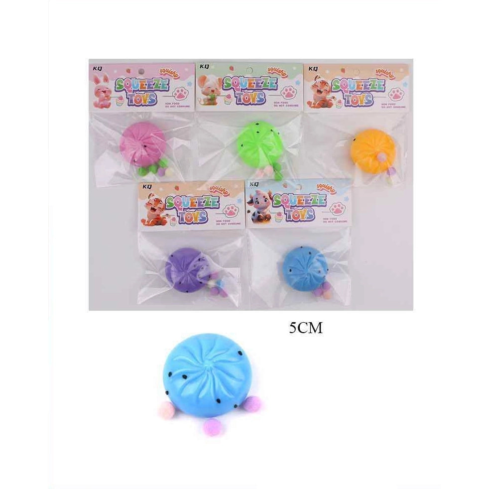 Mini Dumpling Squishy Fidget Toy Set (24 Pack Display Box) – Cute Dumpling Squeeze Toys for Stress Relief, Party Favors & Goodie Bags (ANV-1710)