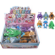 Stretchy Squeeze Toys Bulk (15cm) – Muscle Animal & Monster Squishy Sensory Toys for Stress Relief, ADHD, Autism – Cute Elastic Fidget Toys Set for Kids Party Favors (ANV-1925)