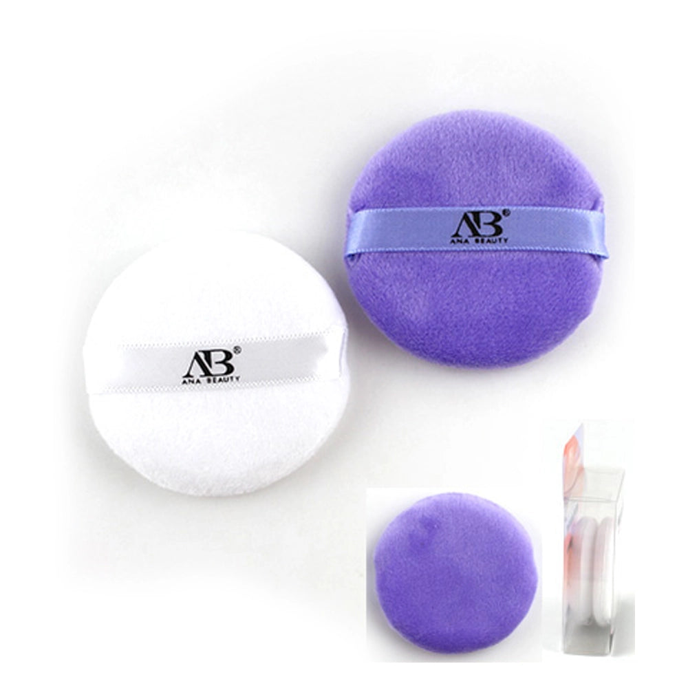 Powder Puff Round Velvet Puff (Assorted Colors)