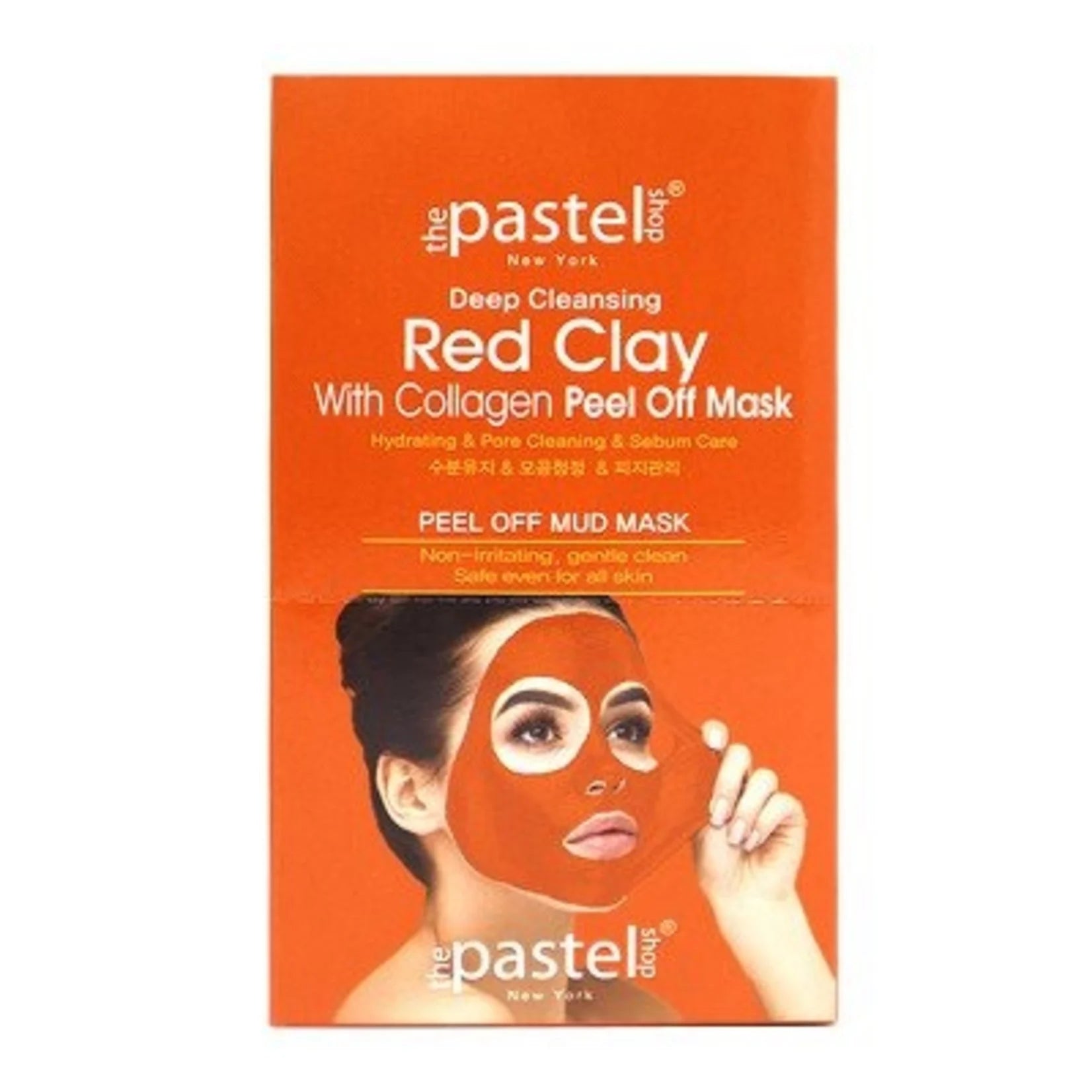 PASTEL RED CLAY PEEL OFF MASK