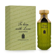 Aura Fragrances "To Him with Love" Eau De Parfum for Men – Long-Lasting Luxury Cologne Spray (100ml / 3.4 fl oz)