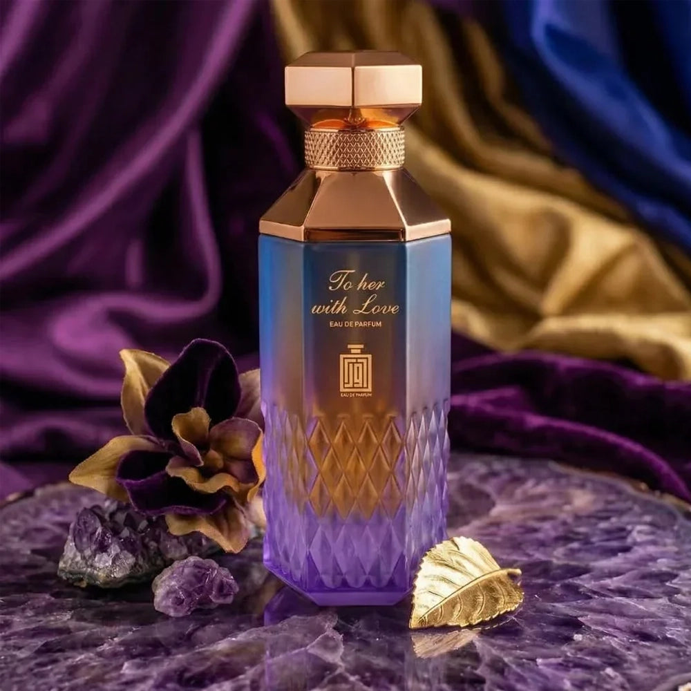 Aura Fragrances "To Her With Love" Eau De Parfum Spray (100ml / 3.4 fl oz) – Luxury Women's Fragrance by Nura Fragrances