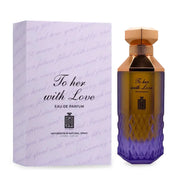 Aura Fragrances "To Her With Love" Eau De Parfum Spray (100ml / 3.4 fl oz) – Luxury Women's Fragrance by Nura Fragrances