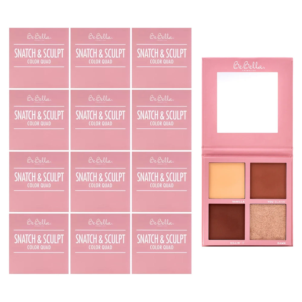 Bebella - Snatch & Sculp Contour Quad Palette - Deep