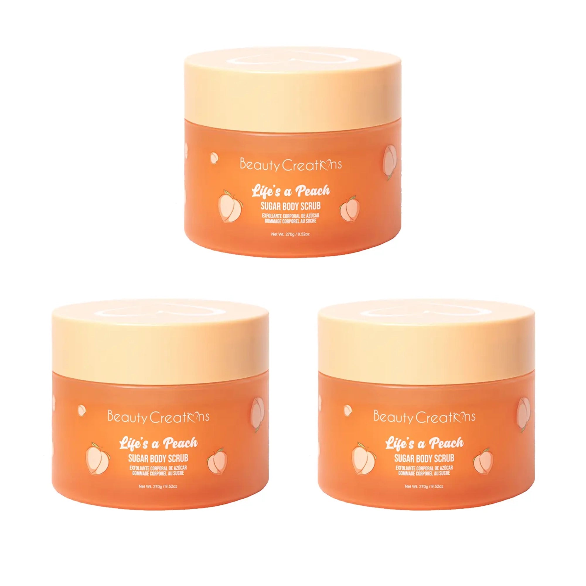 Beauty Creation - Fruity Collection Body Scrub - LIFE'S A  PEACH
