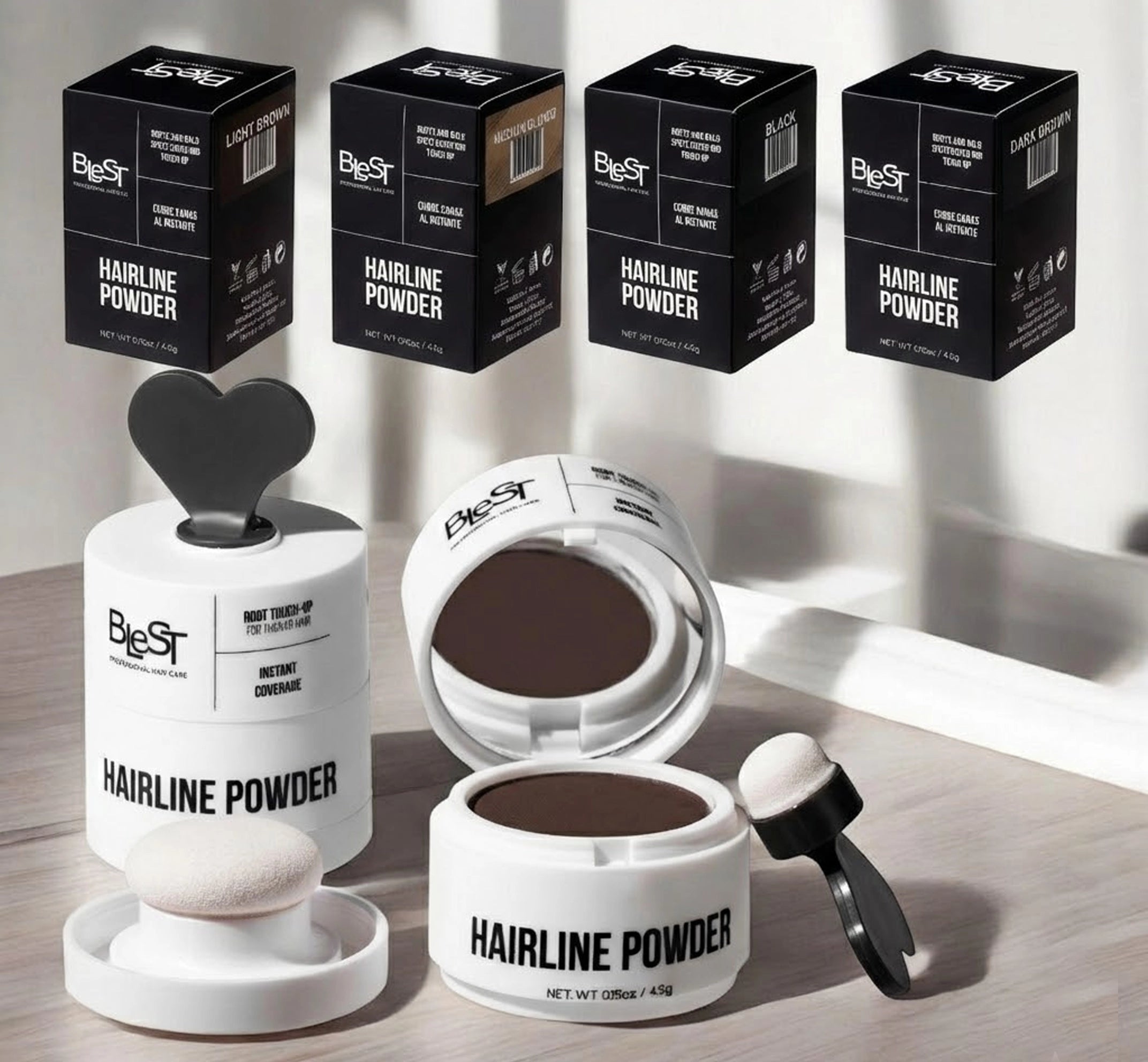 Blest - Hairline Powder Instant Coverage Black