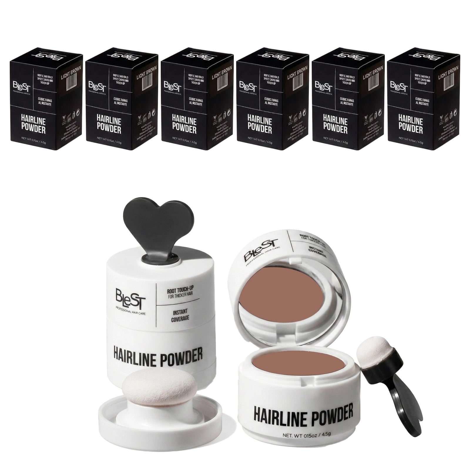 Blest - Hairline Powder Instant Coverage Light Brown