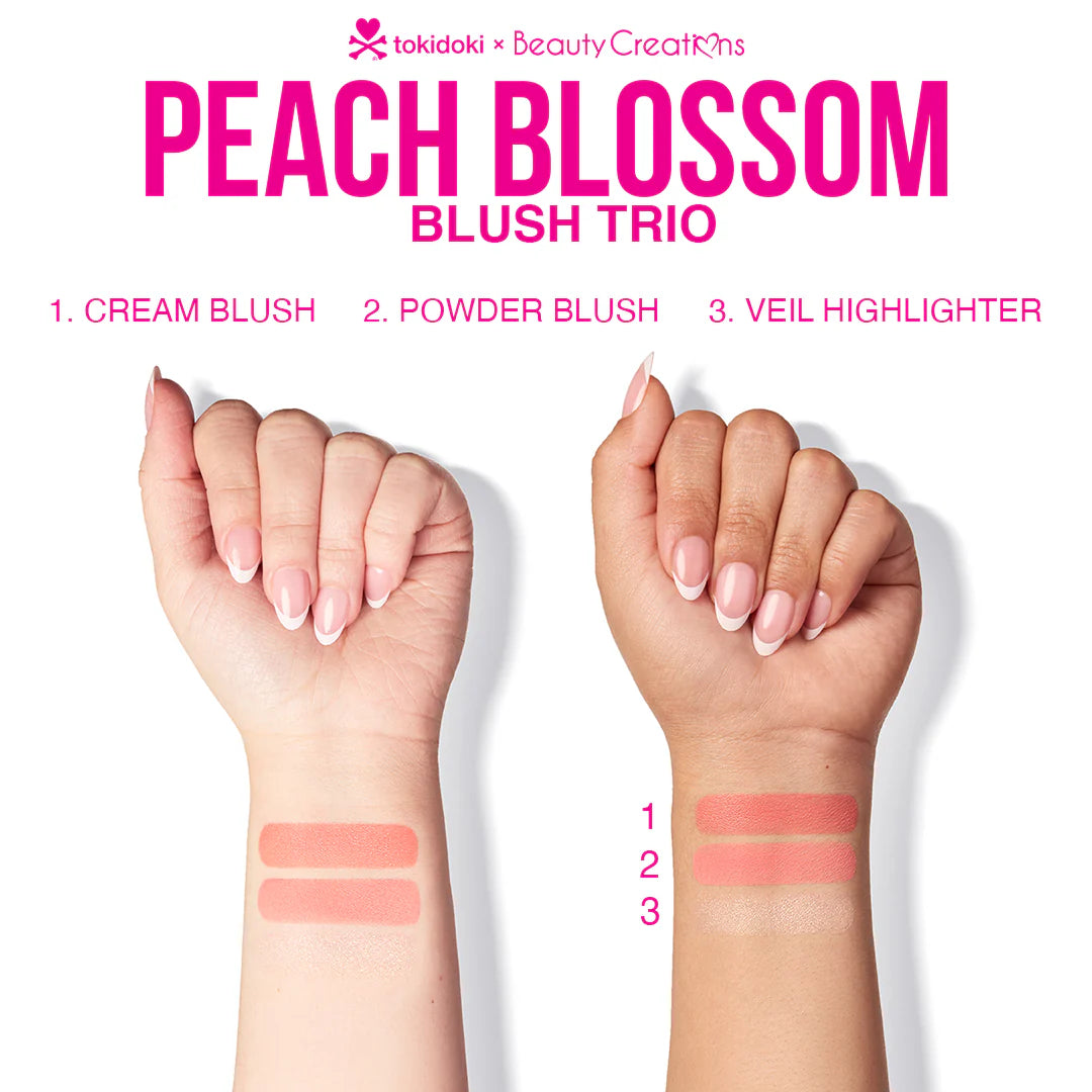 Beauty Creation - Tokidoki Hanami Picnic 'Peach Blossom' Blush Trio