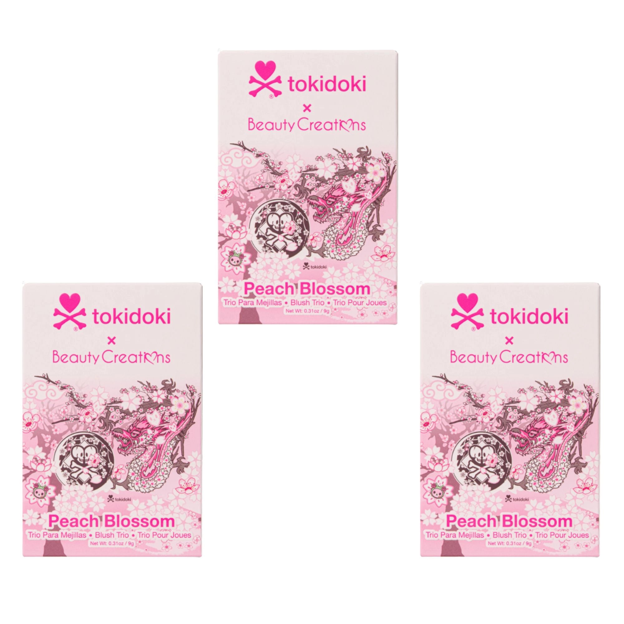 Beauty Creation - Tokidoki Hanami Picnic 'Peach Blossom' Blush Trio