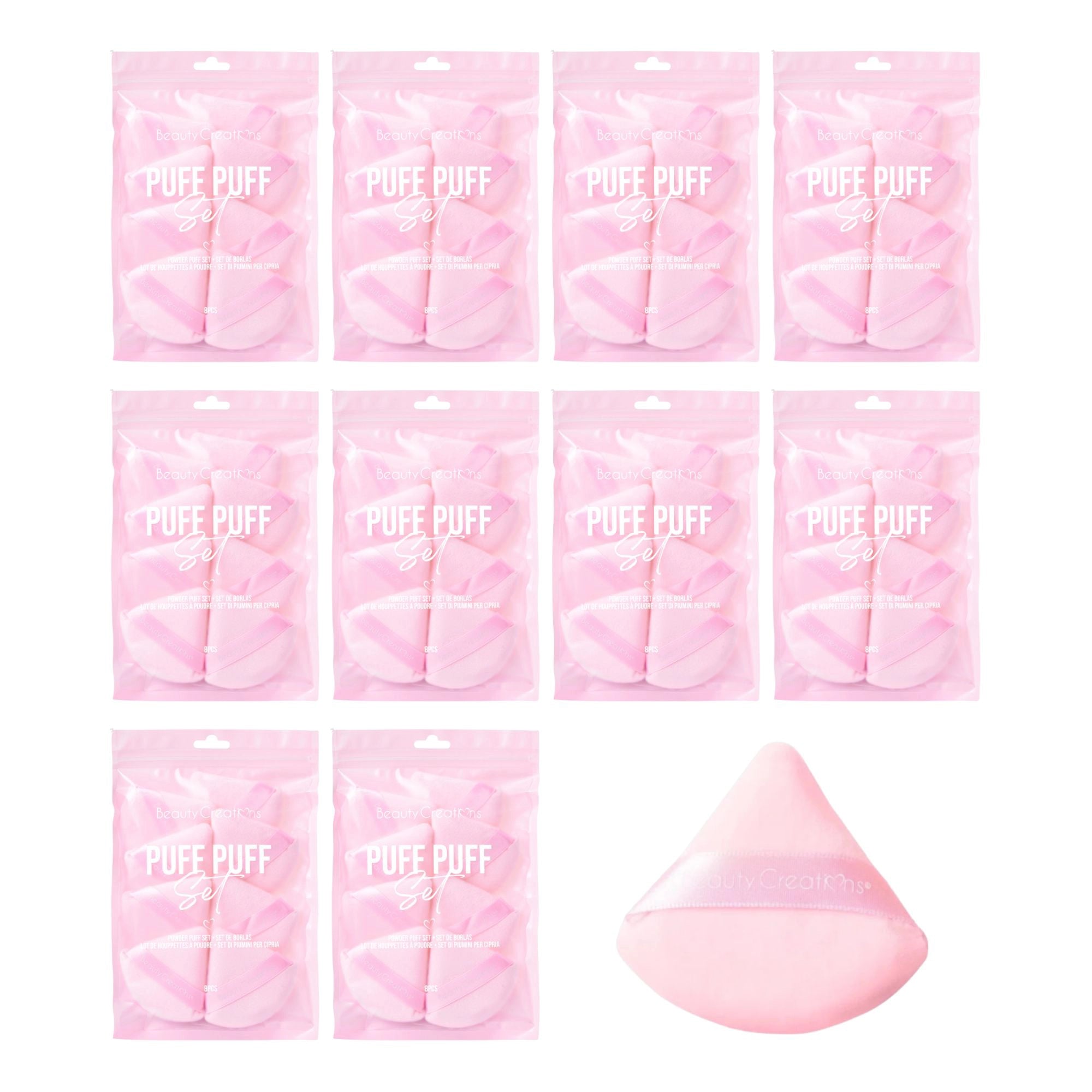 Beauty Creations - Puff Puff 8PCS Pink Set
