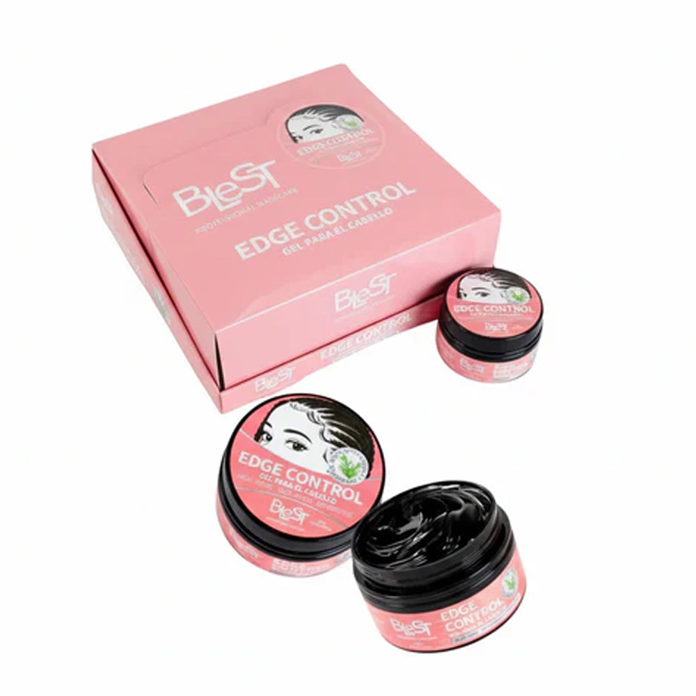 Blest - Professional Haircare Edge Control Gel - With Rosemary Extract Long-Lasting Maximum Hold for Sleek Edges