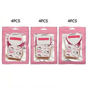 2-Piece Cute Cartoon Kitten Makeup Powder Puff Set – Soft Heart & Square Cosmetic Sponges for Setting Powder, Foundation, and Concealer (BFB-1104)