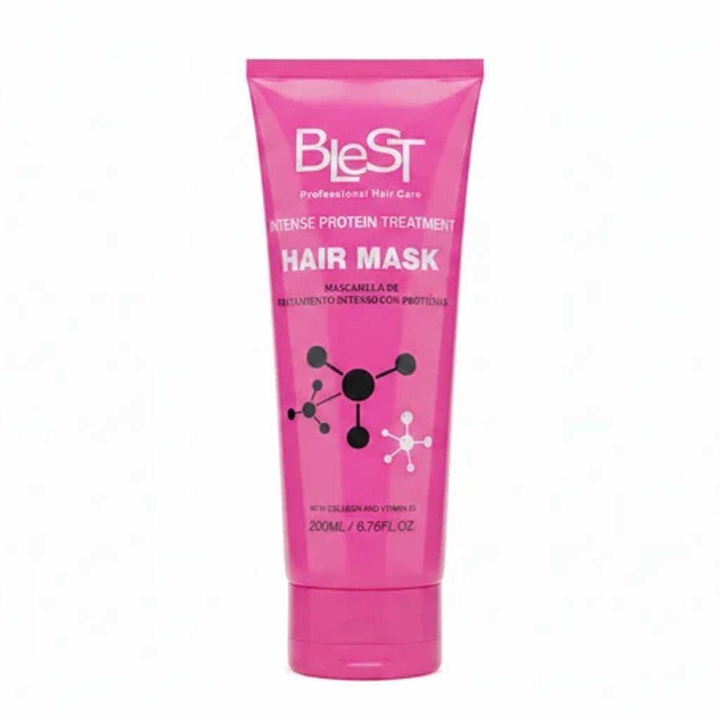 Blest Professional Hair Care Intense Protein Treatment Hair Mask with Collagen & Vitamin B5 (200ml / 6.76 fl. oz.)